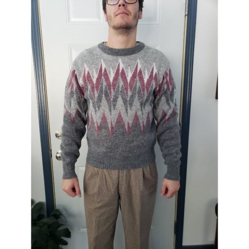 Vintage 80s Wool Blend Sweater